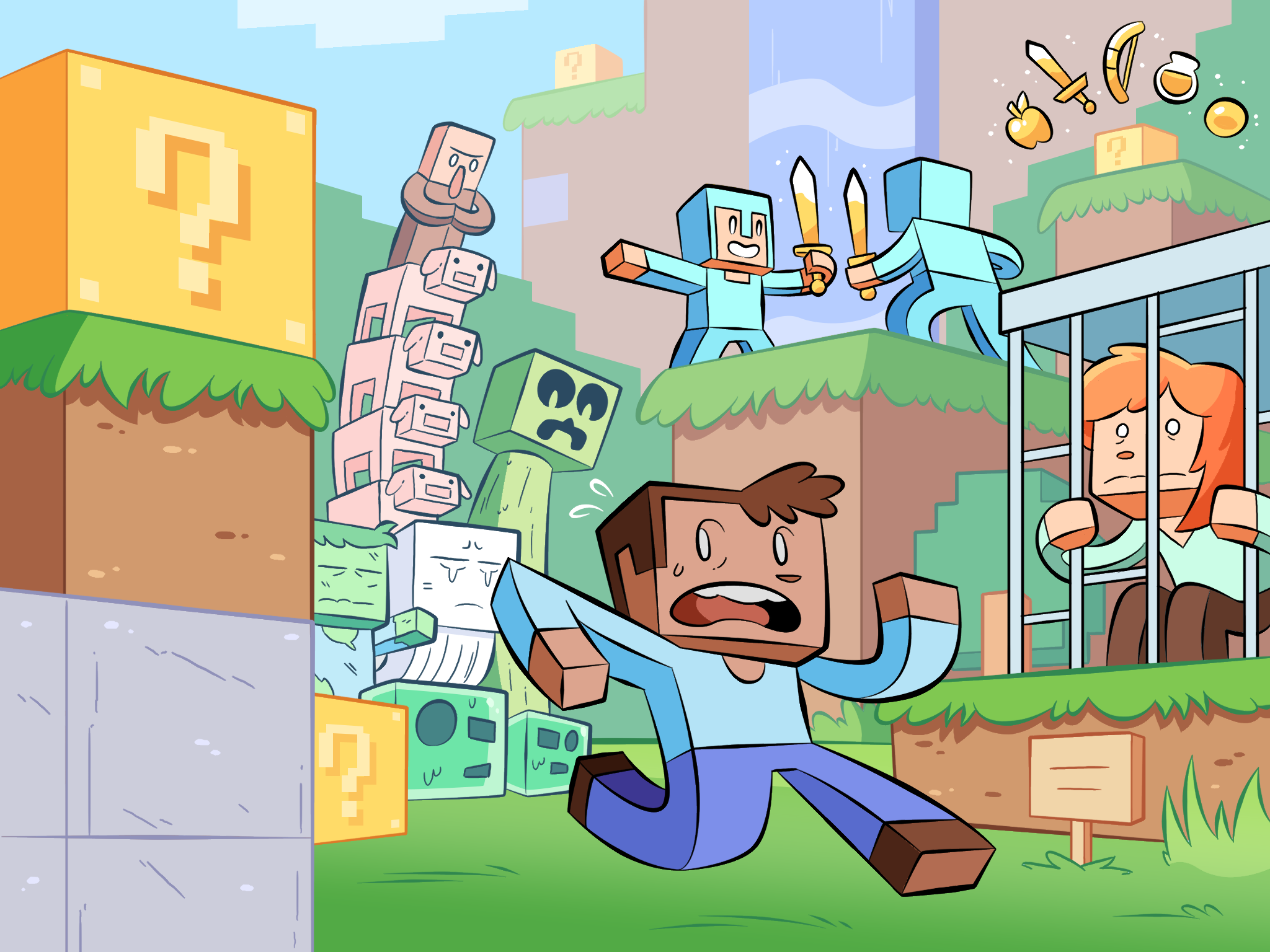 Lucky Block feature: events and loot